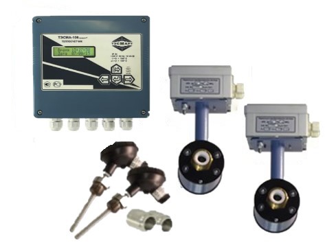 Теплосчетчик ТЭСМА-106 Дм 15/15 ПРПН/Р (до 150 ̊С) + термометры ТЭСМА-К