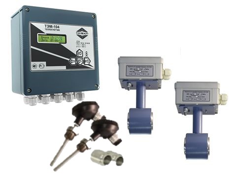 Теплосчетчик ТЭМ-104 ТЭСМАРТ Дм 15/15 ПРПМ + термометры ТЭСМА-К