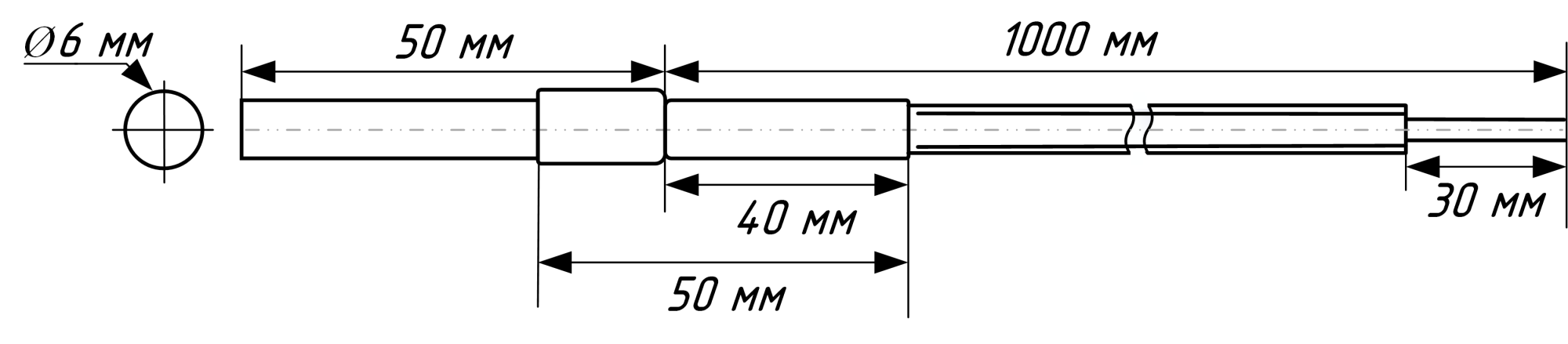 Датчик температуры накладной "ВЭСТ-НК-PT1000"